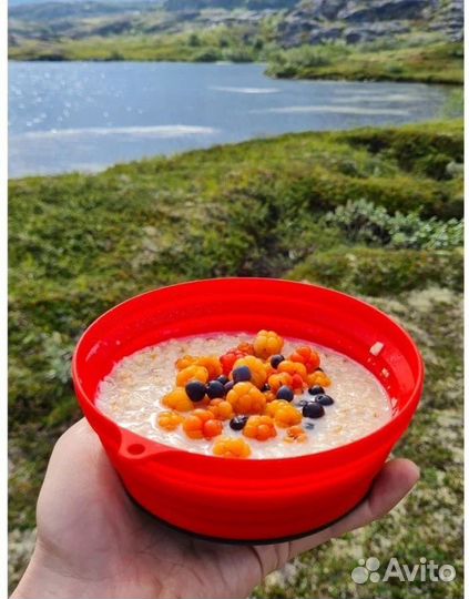 Тарелка tramp силиконовая с палстиковым дном