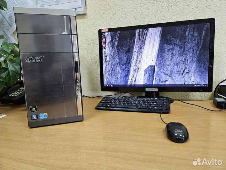 Пк intel core i5/GTX1050Ti + монитор 20