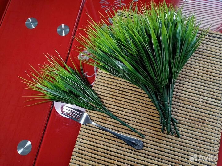 Ветка искусственная осоки (трава)