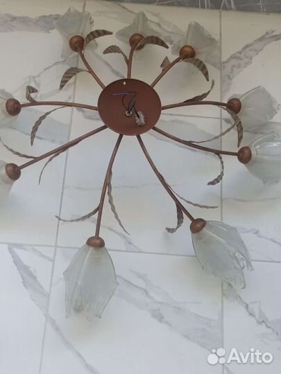 Люстра потолочная подвесная бу