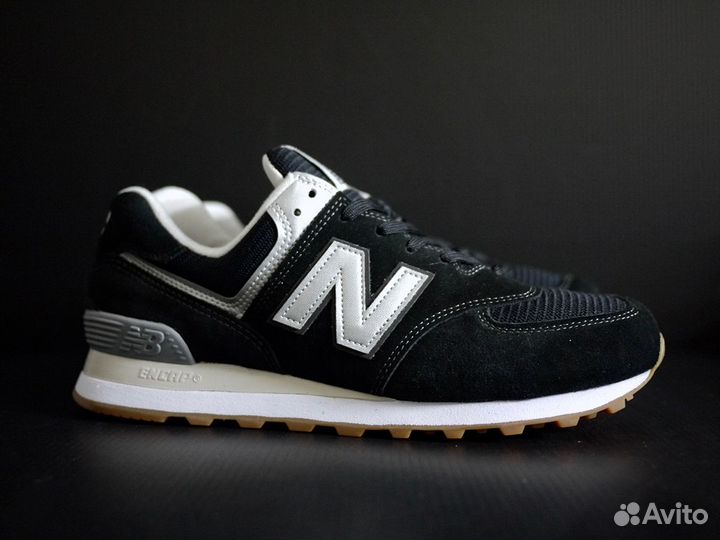 New Balance 574 Black ML574XRM Made in USA 44 44 5