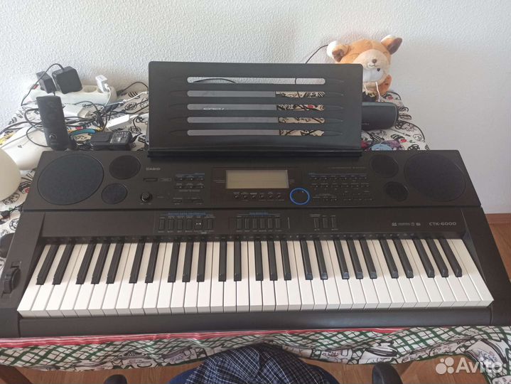 Синтезатор casio ctk 6000 с активными клавишами
