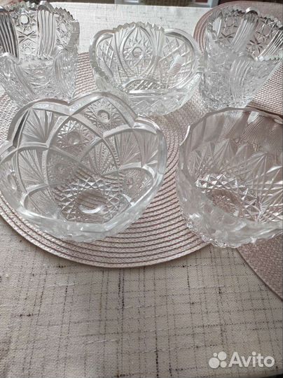 Хрустальная посуда СССР