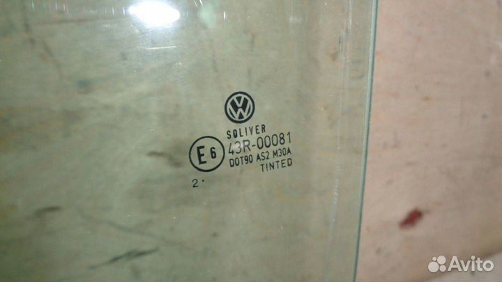 Стекло двери задней левой VW Passat (B5)