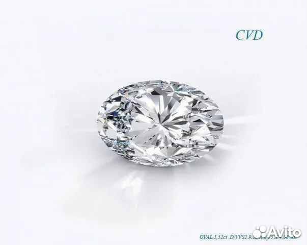 Бриллиант CVD cushion (3.01ct D/VVS2)