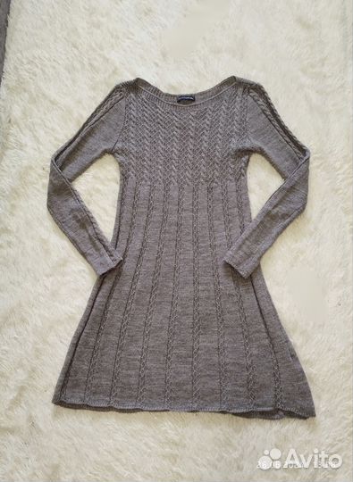 Платье вязаное теплое р.42-44