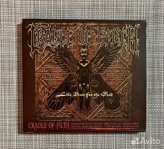 Cradle Of Filth-Live Bait For The Dead 2CD Ltd UK