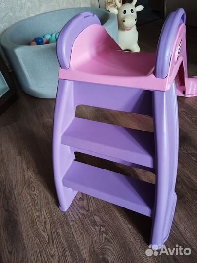 Детская горка пластиковая для дома