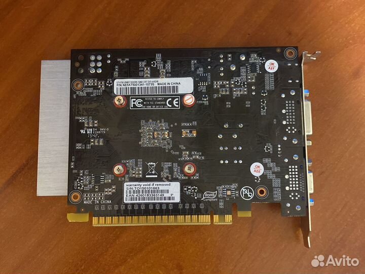 Видеокарта gtx 750 2gb