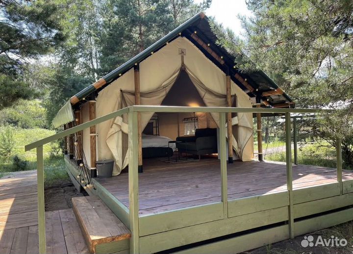 Сафари тент палатка для глэмпинга