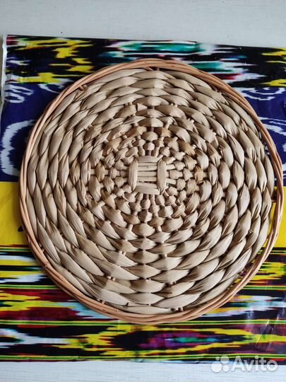 Декоративное плетёное панно