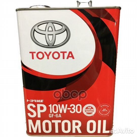 Масло 10W30 GF-6A SP SAE 4л 10W30 0888013805