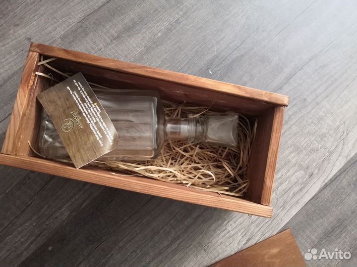 Пустая бутылка в упаковке