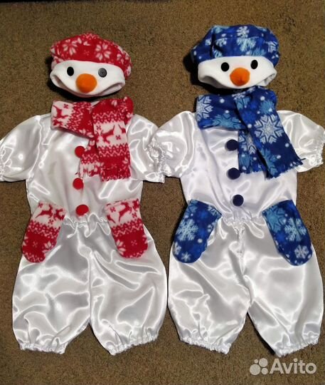 Новогодний костюм Снеговик. новый