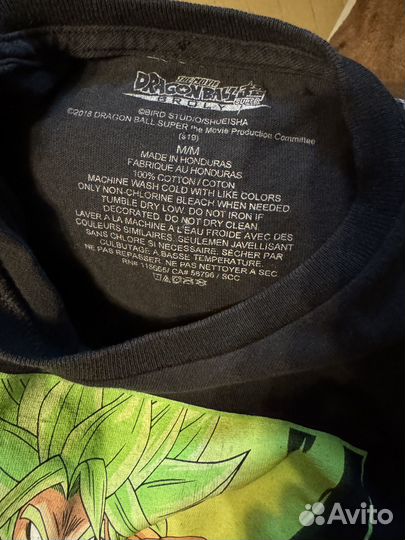 Футболка с Broly Dragon ball