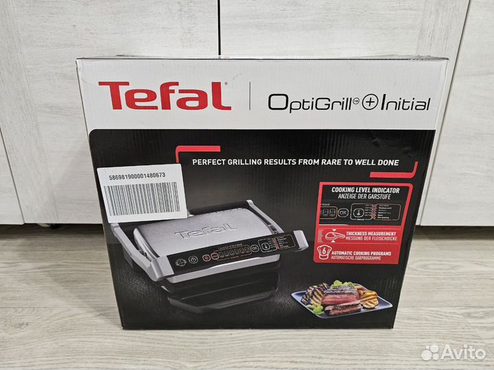 Умный электрогриль Tefal Optigrill+ Initial GC706D