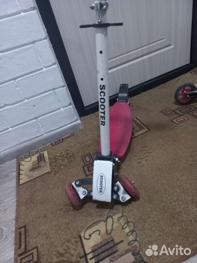 Самокат детский двухколесный бу