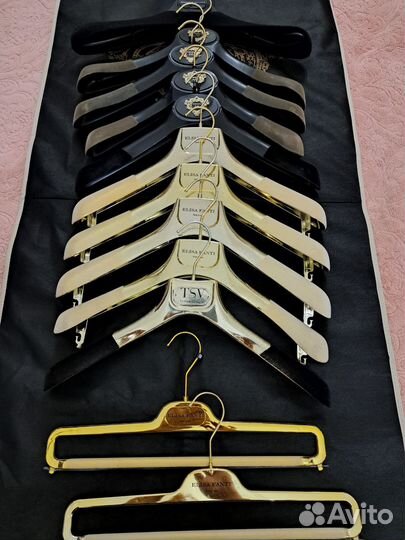 Вешалки плечики Marina Rinaldi и др золотые 12 шт