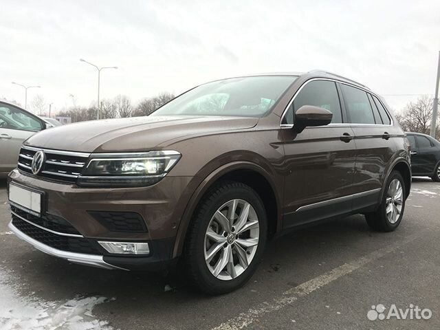 Передняя накладка VW Tiguan 2 OffRoad стиль