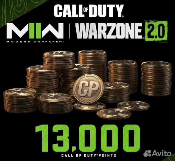 Warzone 2 CP: 1100 CP - PC/Xbox/PS/BattleNet