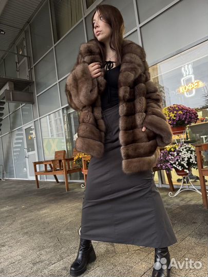 Шуба из баргузинского соболя