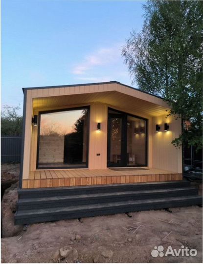 Каркасный дачный дом с доставкой 75 м кв, арт. гс-2204