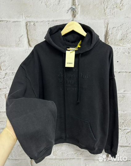 Худи vetements reincarnation oversize