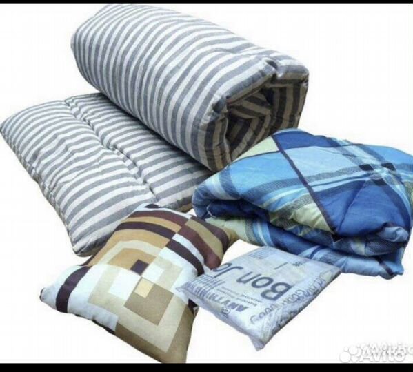 Спальный комплект матрас+одеяло+подушка