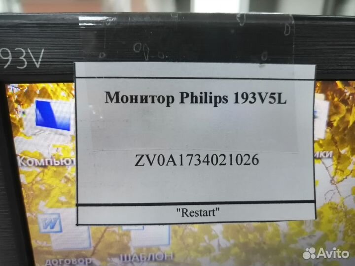 Монитор Philips 193V5L