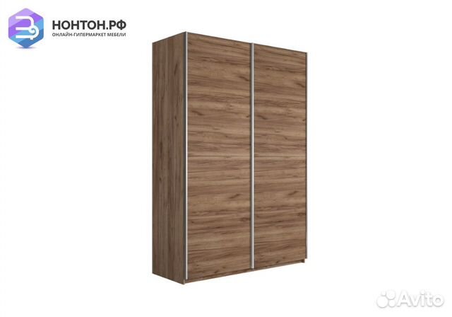 Шкаф-купе 2-х створчатый Прайм крафт табачный