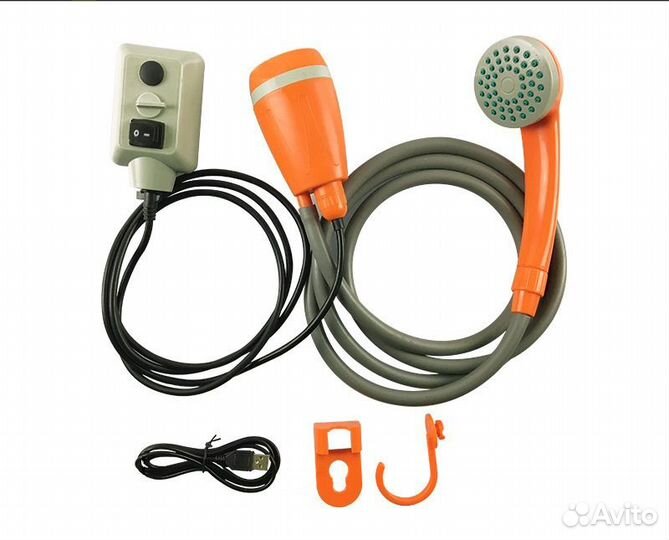 Туристический Душ походный аккумуляторный