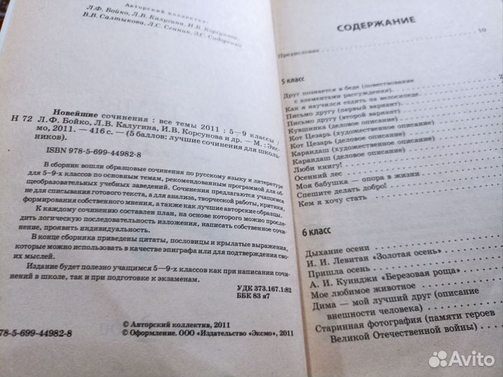 Лучшие сочинения для школьников