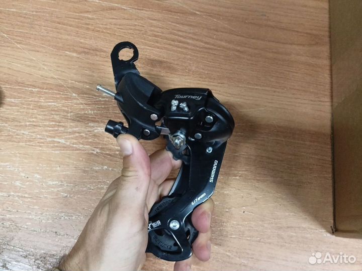 Задний переключатель и цепь shimano