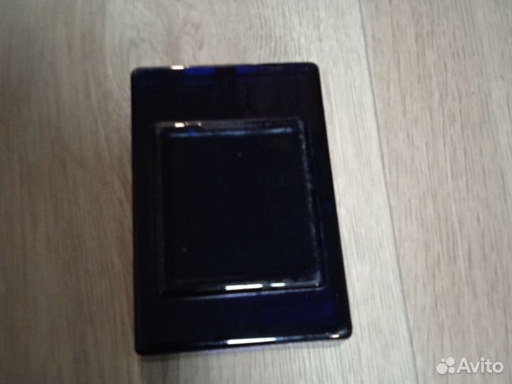 Пепельница стеклянная цвет синий