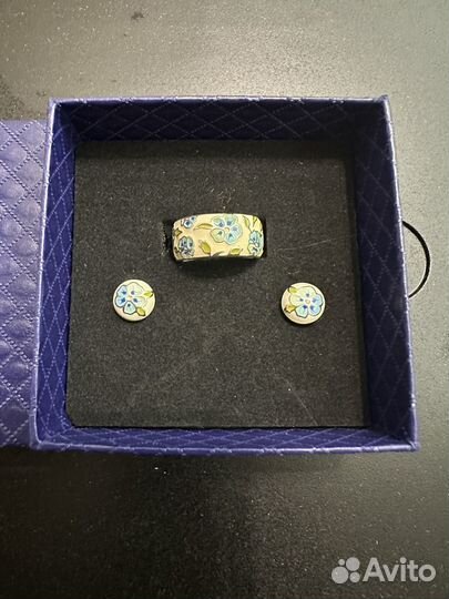 Sokolov комплект серьги leopard