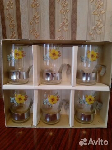 Новый набор стаканов СССР