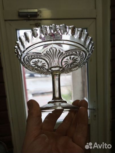 Антикварная ваза для фруктов конфетница