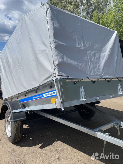 Прицеп легковой самосвал 2.5х1.56 с тентом Аэро