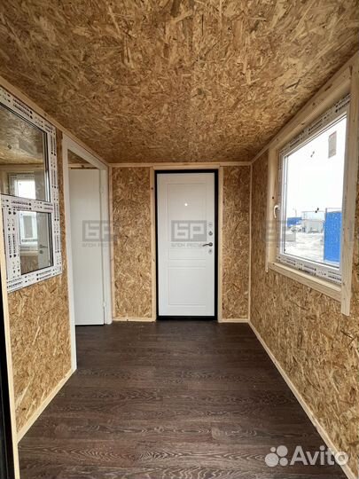 Бытовка вагончик пост охраны проходная в OSB