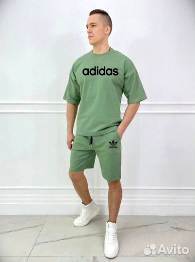 Спортивный костюм Adidas футболка с шортами