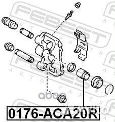 Поршень суппорта toyota corolla 01-07/RAV4 -05