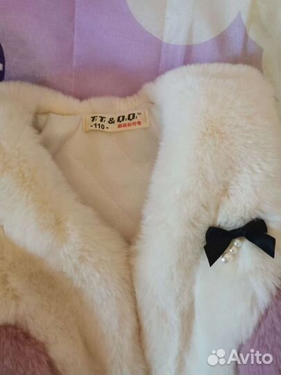 Меховая жилетка для девочки