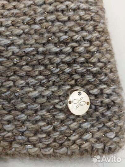 Шапка и снуд. Коричневый комплект