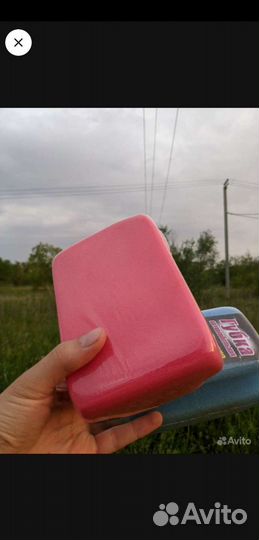 Губка для мойки авто новая