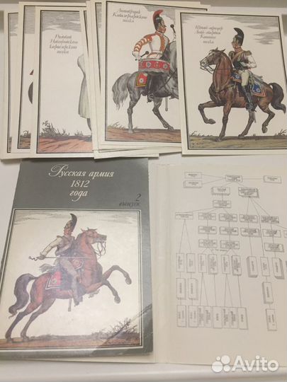 Набор открыток Русская армия 1812 года