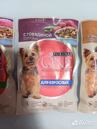 Влажный корм для собак purina one