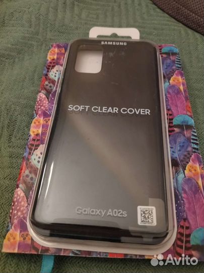 Чехол на Samsung Galaxy A02s чёрный