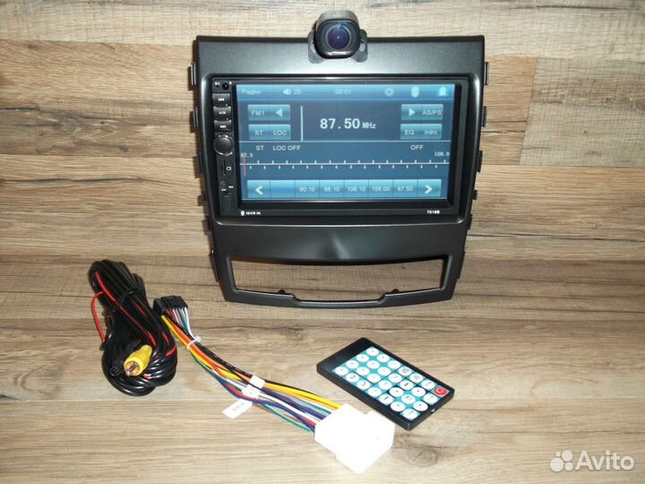 Магнитола 2DIN SsangYong Actyon + камера Bluetooth