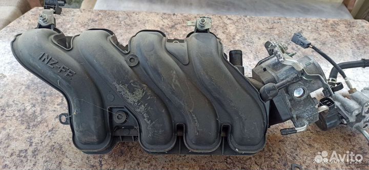 Дроссель и клапан EGR на двс 1nzfe toyota