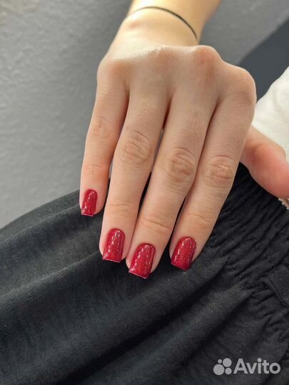 Покрытие гель лаком,наращивание